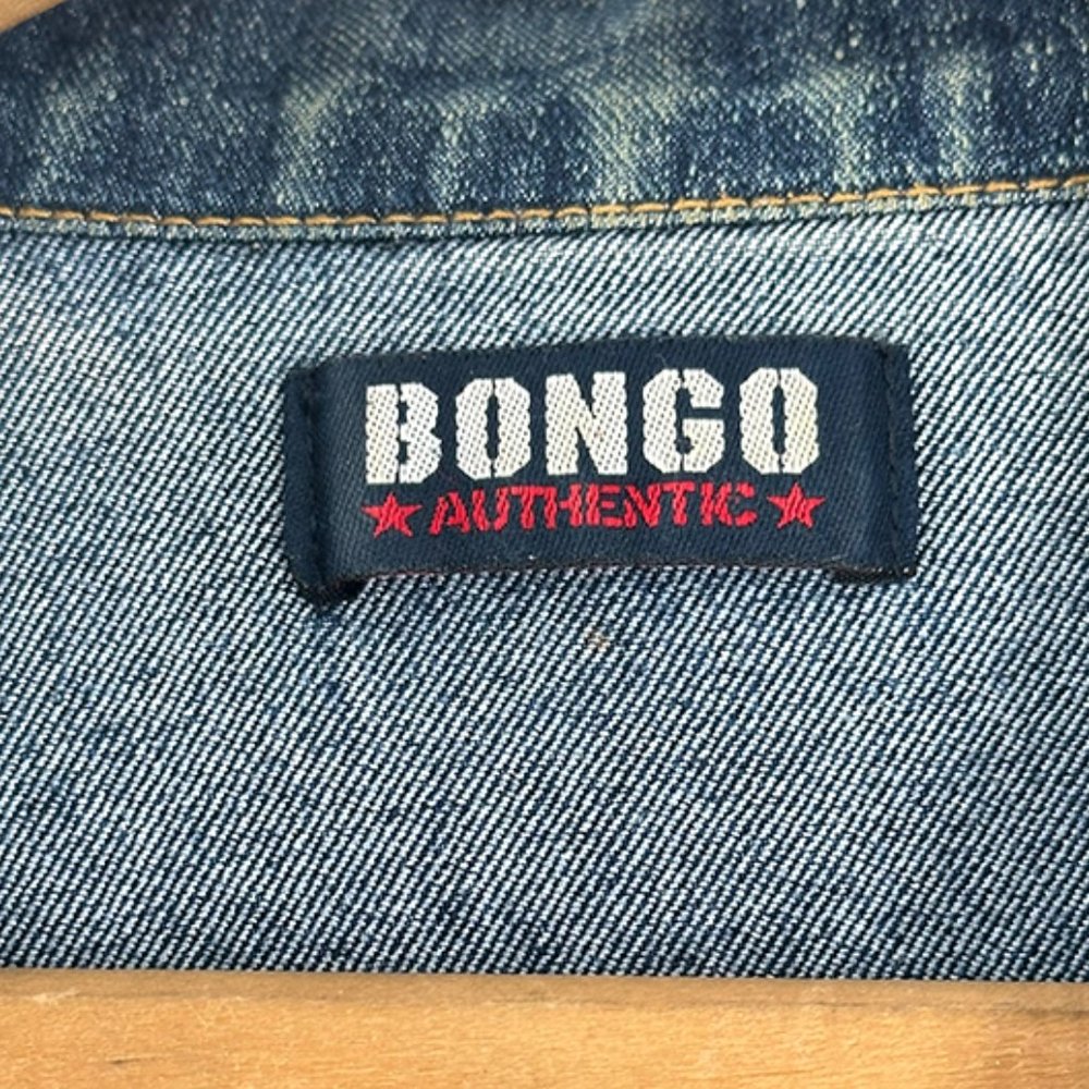 Bongo Button Front Denim Jacket Junior Size 11 - image 2